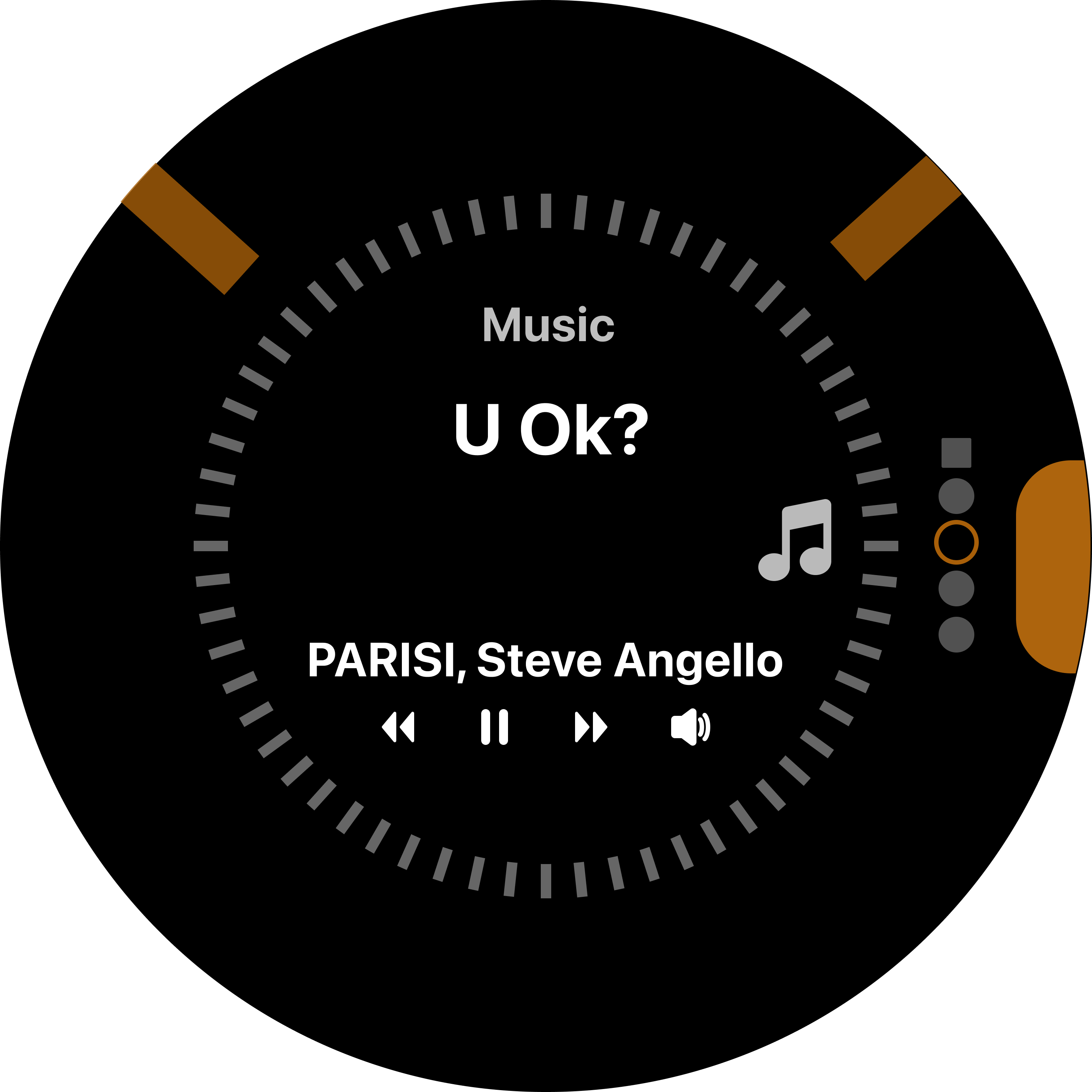 Festina smartwatch — calendar view