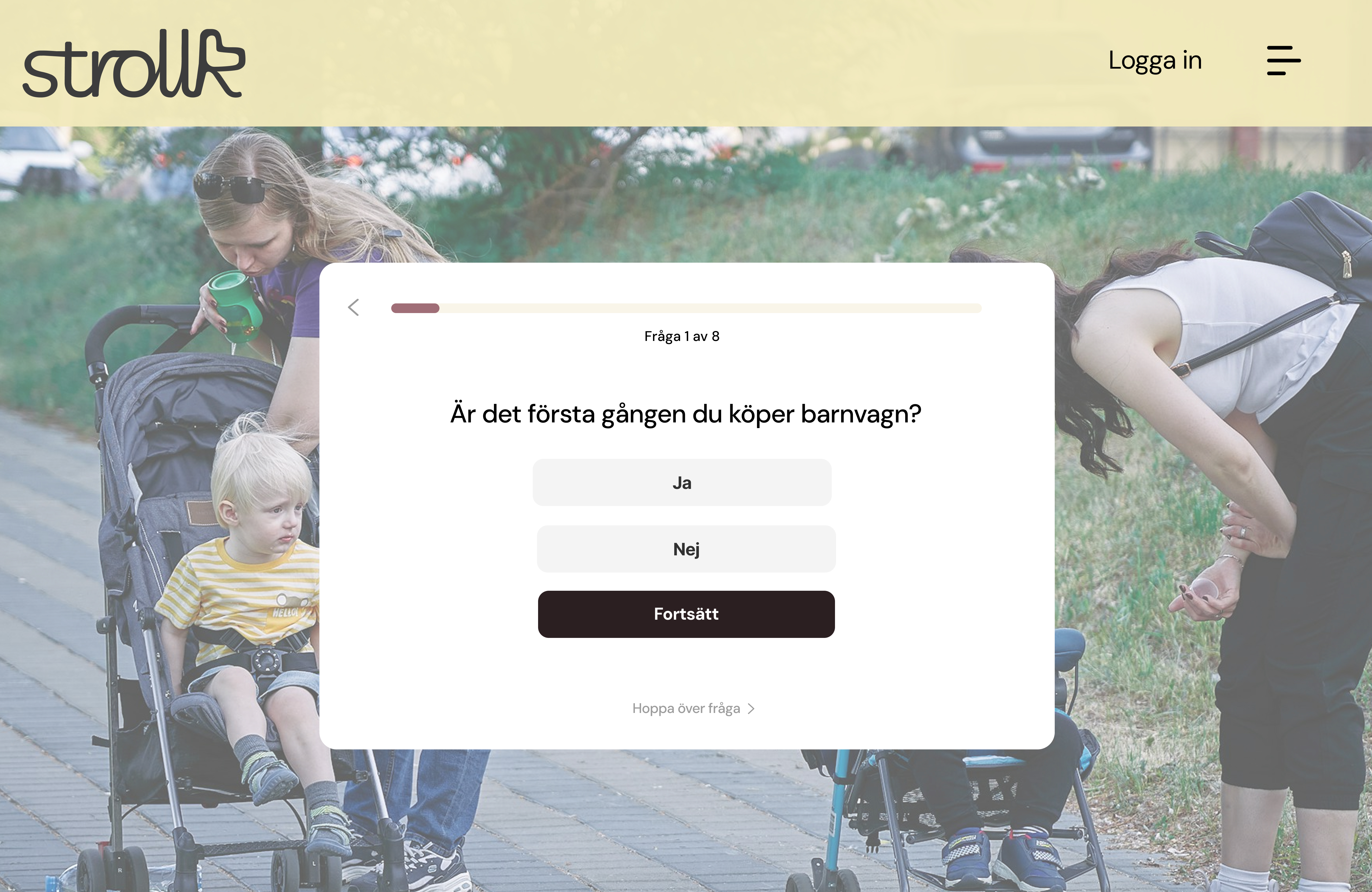 StrollR quiz question